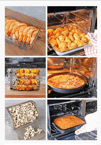 <span class=keywords><strong>Freidora</strong></span> <span class=keywords><strong>de</strong></span> <span class=keywords><strong>Aire</strong></span> Digital Anbolife <span class=keywords><strong>de</strong></span> 14.5L <span class=keywords><strong>de</strong></span> Acero Inoxidable sin Aceite con Función <span class=keywords><strong>de</strong></span> Descongelación, Electrodoméstico Saludable para el Hogar y RV con Doble Calentamiento - Product Image 5