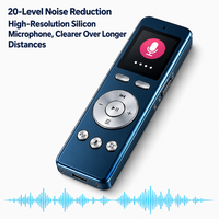 Enregistreur vocal numérique de poche, mini appareil d'enregistrement audio portable, réduction de bruit professionnelle, activation vocale
