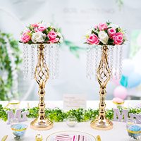 Décorations de table de mariage Vase à fleurs Support à fleurs en métal pour événement anniversaire maison