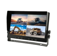 Monitor mobil LCD TFT Super lebar 10.1 inci, Monitor Video dasbor mundur untuk mobil dan mundur