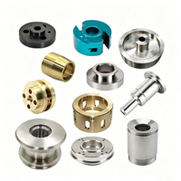 Pièces de machine de fraisage CNC haute précision sur mesure, 5 axes, usinage industriel de l'aluminium, petites pièces