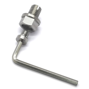 Kit de reparación de tapón de drenaje de aceite autorroscante de acero inoxidable M12x1.75, diseño de doble orificio de gran tamaño con junta tórica y arandela de cobre para coches - Product Image 2