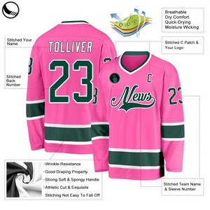 BETHERIVAL Support Custom Hockey Jerseys Sublimated Printing Youth Training Ice Hockey Jerseys Sublimation - Product Image 6