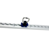 Rail d'arrimage polyvalent pour camionnettes L Track avec trous kit d'arrimage robuste piste en aluminium pour sécuriser les motos