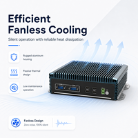 Mini PC Silencioso de Bajo Consumo con Doble LAN, COM, USB, HD, VGA, Almacenamiento Personalizable para Equipos Empresariales, OEM, ODM, Sin Ventilador
