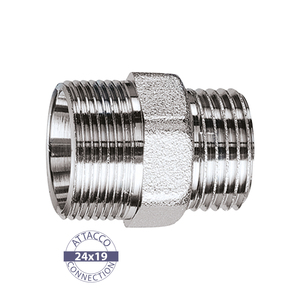 FAR Haute Pression Chrome Mâle Mamelons Zinc Coupleur BSPP NPT Bsp Fils pour Plomberie Gazole 12mm-50mm Galvanisé Boîte Lisse - Product Image 3