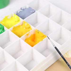 Bview Art PP Carré Artiste Aquarelle Peinture <span class=keywords><strong>Palette</strong></span> Artiste Peinture Économiseur <span class=keywords><strong>Palette</strong></span> 24 Puits - Product Image 3