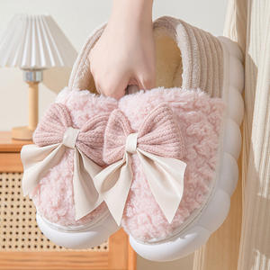 Chaussons en coton pour femmes, nouvelle collection hiver 2025, style sac et intérieur, chauds et douillets - Product Image 3