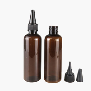 Contenitore vuoto plastica cosmetica bocca affilata spremere bottiglia bottiglia di plastica Pet con tappo a torsione - Product Image 3