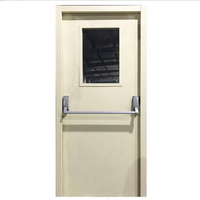 Portes en acier ignifuges de sortie de secours avec du CE de barre de poussée de panique diplômée