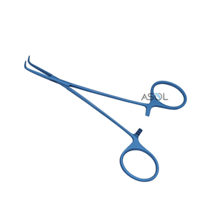 Pinces hémostatiques fines chirurgicales en alliage de titane Instruments chirurgicaux à angle droit sans dents - Product Image 5