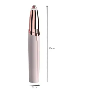 Rouge à lèvres Style Électrique de Machine D'épilation de <span class=keywords><strong>Sourcil</strong></span> de <span class=keywords><strong>Sourcil</strong></span> Shaper <span class=keywords><strong>Mini</strong></span> Tondeuse À Sourcils - Product Image 1