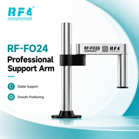 Support de microscope professionnel RF4 FO24/FO25/FO26, stable et rotatif à 360° °   Structure en alliage T-Rex réglable, compatible avec la plupart des microscopes