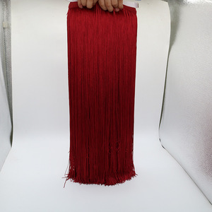 <span class=keywords><strong>Frange</strong></span> en dentelle à pampilles de 50-100 cm de long pour rideaux et décoration DIY, modèle D-00050 - Product Image 6