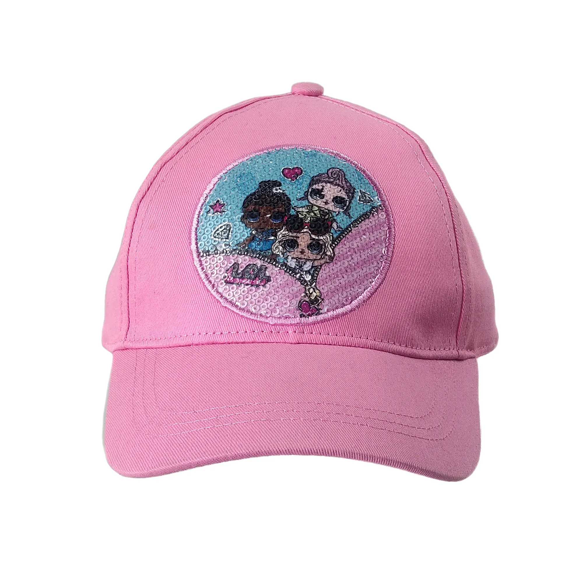 Topi Bisbol Bordir Lucu Mode Kustom untuk Gadis Kecil