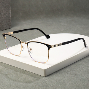 Kính mắt nam khung acetate cổ điển, logo tùy chỉnh <span class=keywords><strong>2026</strong></span>, khung kính mắt chống ánh sáng xanh kim loại, bán buôn - Product Image 3