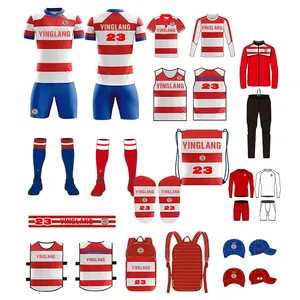 High Quality Team Training Soccer Jerseys Full Team Set Custom Printing Football Shirt Soccer Kits For Teams