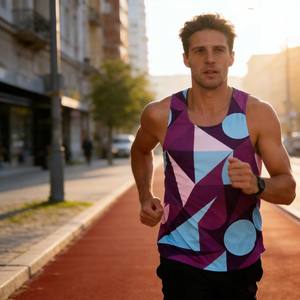 Camiseta Deportiva Personalizada con Sublimación, Ajuste Sin Costuras, Secado Rápido, Transpirable y Ligera para Correr, Maratón, Atletismo, Entrenamiento de Verano - Product Image 6