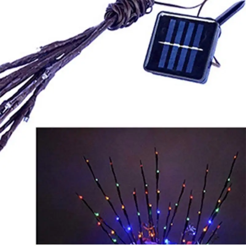 Best Selling lighted branches Solar Powered Artificial Branch Lights 60 LED Twig Lighted Willow Branch