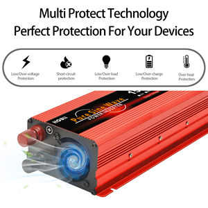 Inversor de Corriente HOULI de Onda Sinusoidal Pura, de 12V CC a 220V CA, 3000W, Inversor de 24V 220V 110V, Onda Sinusoidal Pura, 3kW - Product Image 3