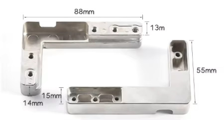 Gun black: Corner bracket