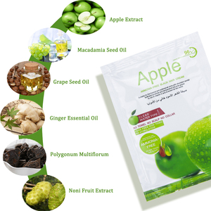 Professionele Appel Geen Ammoniak Vrije Haarkleur Kleurstof Sachet Met Kruidenextract Voor 100% Cover Grijs Wit Haar Private Label 30Ml - Product Image 2