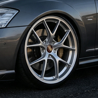 Rines Ligeros Forjados Estilo Y de 17, 18 y 19 Pulgadas, 5x114.3, 5x120, de Aleación de Aluminio Plateado, para Autos de Pasajeros