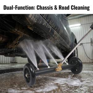 Nettoyeur haute pression pour châssis de <span class=keywords><strong>voiture</strong></span> SC-08 16 pouces, 4000 PSI, <span class=keywords><strong>balai</strong></span> à <span class=keywords><strong>eau</strong></span> en acier inoxydable avec 4 buses pour le nettoyage du châssis de <span class=keywords><strong>voiture</strong></span> et des routes - Product Image 3