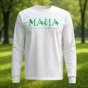 T-shirt à manches longues Maha, biologique, végétalien, végétarien, fitness, alimentation saine - Product Image 3