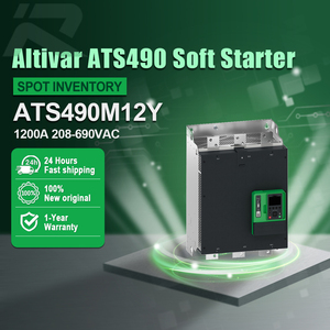 ซอฟต์สตาร์ทเตอร์ ATS490M12Y ของแท้ใหม่ รุ่น Altivar ATS490 ซีรีส์ 1200A 208-690VAC ควบคุมการจ่ายไฟ 110-230VAC ATS490M12Y ซอฟต์สตาร์ทเตอร์ - Product Image 1