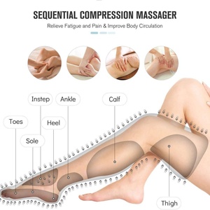 Quality Full Leg <b>Massager</b> Heat With Compression <b>Circulation</b> and Relaxation Leg Massage Machine Air Compression Leg <b>Massager</b> - Product Image 3