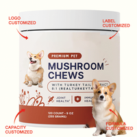 OEM ODM Marque Privée – Complément Immunitaire et Cognitif pour Chiens et Chats – Extrait de Crinière de Lion et de Queue de Dinde – Friandises à Mâcher Molles Muyue