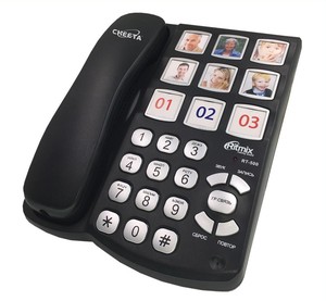 Teléfono Senior XXL con botón de llamada de emergencia-Pantalla grande, EXTRA alto y fácil operación-CE/FCC/RoHS - Product Image 6