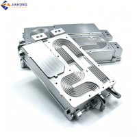 Plaque froide liquide en aluminium usinée CNC de haute précision, dissipateur thermique à refroidissement par eau sur mesure pour équipement à énergie nouvelle