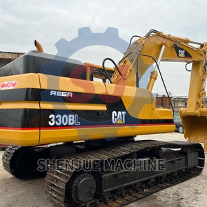 Excavatrice sur chenilles d'occasion importée du Japon, modèle Cat 330BL, 30 tonnes, avec heures de fonctionnement vérifiées, pour travaux de construction et travaux lourds. - Product Image 6