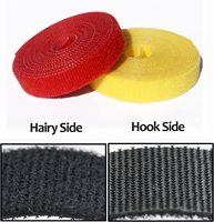 Ruban de gestion des câbles auto-agrippant en nylon réutilisable de qualité supérieure, écologique, à fixation croisée pour la maison et le bureau