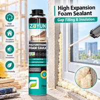 Scellant en mousse de polyuréthane à usage général, polyvalent pour les travaux de menuiserie et l'étanchéité des joints de conduites dans les bâtiments