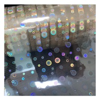 Film holographique à motif de cercle transparent d'hologramme BOPP