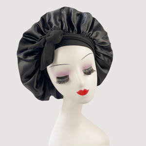<span class=keywords><strong>Bonnet</strong></span> <span class=keywords><strong>en</strong></span> satin élastique décontracté pour femmes, couleur unie, soyeux, soin des cheveux, <span class=keywords><strong>bonnet</strong></span> <span class=keywords><strong>de</strong></span> <span class=keywords><strong>nuit</strong></span>, bande à nouer, enveloppe pour cheveux naturels - Product Image 6