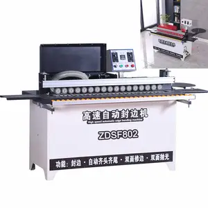 New Design ZDS802 Automatic Electric 45 Degree Portable Small Edge Bander Pvc Wood Edge Banding Machine