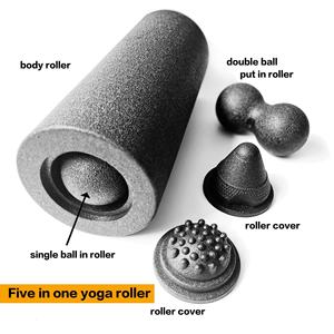 Ensemble de trois rouleaux creux en mousse EPP pour fitness, yoga, rééducation et relaxation musculaire - Product Image 5
