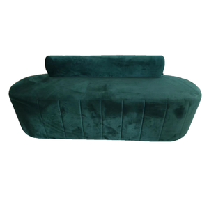 Sofá Tapizado en Terciopelo de Estilo Moderno para Sala de Estar con Respaldo Curvo en Venta S100 S100 S100 - Product Image 1