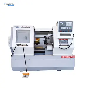 1000mm/1500mm/2000mm phẳng CNC máy tiện ck6140 giá rẻ kim loại turing máy