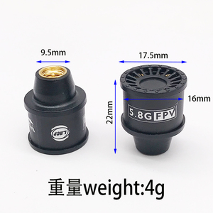 Super Mini Stubby 5,8G FPV Lollipop antena LHCP 5dBi alta ganancia RP SMA/para RC Quadcopter Drone DJI Googles receptor - Product Image 2