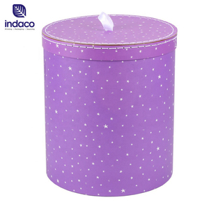 กล่องของขวัญกระดาษแข็งทรงกลมพร้อมฝาปิด กล่องของขวัญงานฝีมือ ขายส่ง - Product Image 6