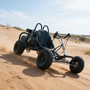 Kart <span class=keywords><strong>de</strong></span> <span class=keywords><strong>course</strong></span> tout-terrain robuste à siège unique avec cage <span class=keywords><strong>de</strong></span> sécurité – Vente en gros usine - Product Image 1