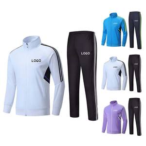 Maillot de football personnalisé avec logo imprimé, respirant, à séchage rapide, pour l'échauffement, entraînement, survêtement à manches longues pour hommes - Product Image 4