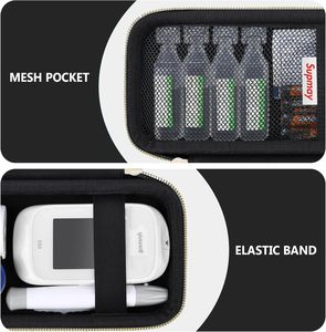 Кейс для диабетических принадлежностей, органайзер для набора для проверки диабета, глюкометра и анализатора уровня сахара в крови - Product Image 5