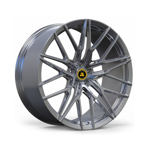 ล้อฟอร์จ XJ CNC Custom ขนาด 17-26 นิ้ว 5x130 6x139.7 25-50 มม. <span class=keywords><strong>สี</strong></span>ดำ <span class=keywords><strong>สี</strong></span><span class=keywords><strong>เทา</strong></span> <span class=keywords><strong>สี</strong></span>โครเมียมขัดเงา สำหรับรถฟอร์ด มัสแตง Q5 G50 GLC - Product Image 2