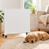 Calentador Eléctrico Inteligente WiFi de 350W, Panel Infrarrojo, Calentador Radiante de Pared y Portátil, Calefacción Energéticamente Eficiente para el Hogar y la Oficina